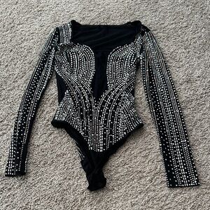 Black and Silver One Piece